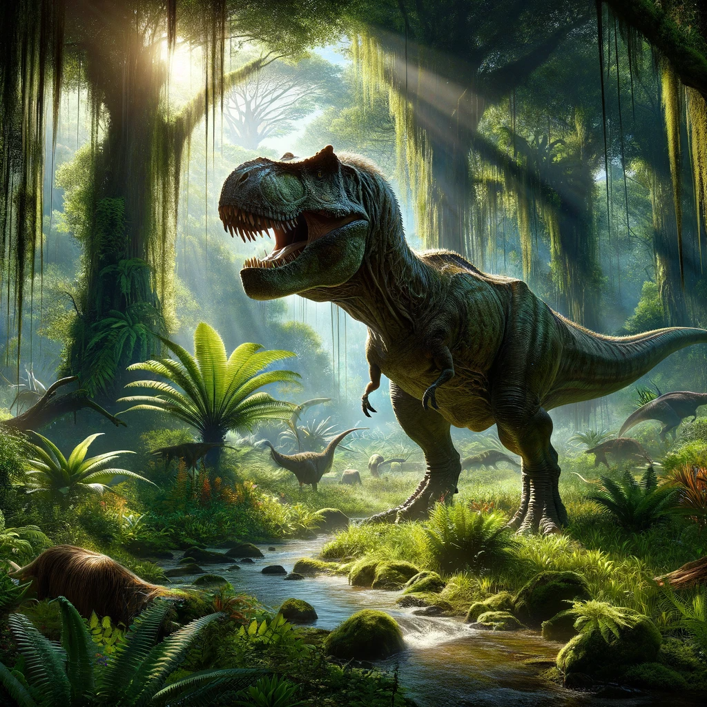 illustration-of-a-dinosaur